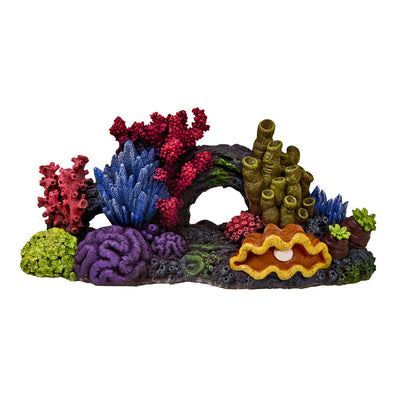 Blue Ribbon Exotic Environments Great Barrier Reef Aquarium Ornament Multi-Color 6.5in LG