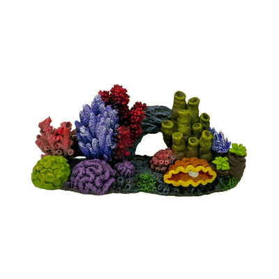 Blue Ribbon Exotic Environments Great Barrier Reef Aquarium Ornament Multi-Color 3.75in SM