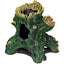 Blue Ribbon Exotic Environments Hollow Tree Stump Aquarium Ornament Yellow Green 12 in Jumbo