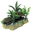 Blue Ribbon Exotic Environments Log Cavern Aquarium Ornament with Plants Multi - Color 5