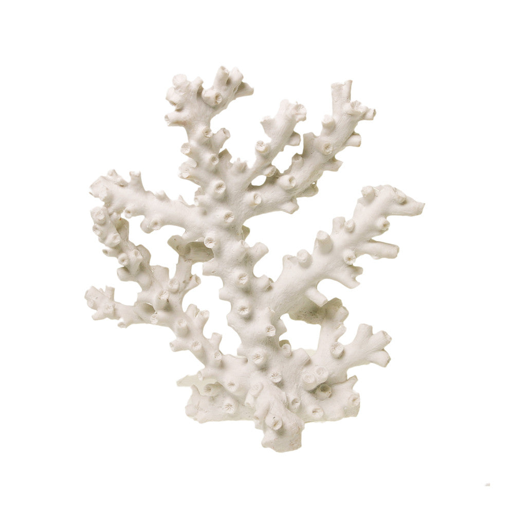 Blue Ribbon Exotic Environments Octopus Coral Aquarium Ornament White 6.75 in