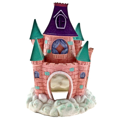 Blue Ribbon Exotic Environments Pixie Castle Aquarium Ornament Multi-Color 6 in