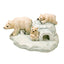 Blue Ribbon Exotic Environments Polar Bear Island Aquarium Statue Brown White 2.75