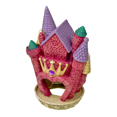 Blue Ribbon Exotic Environments Princess Castle Aquarium Ornament Multi-Color 5 in