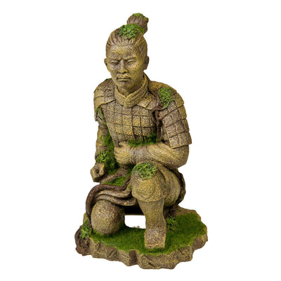 Blue Ribbon Exotic Environments Qing Dynasty Terracotta Aquarium Statue Terra Cotta 12 in