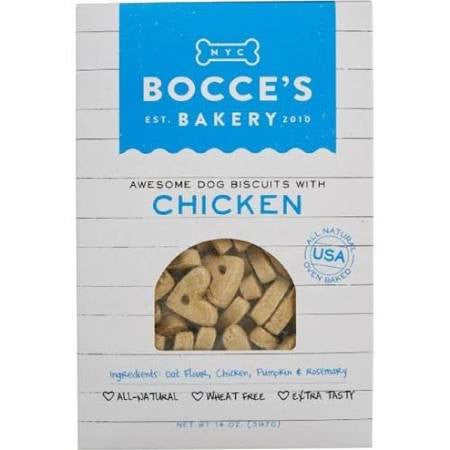 Bocce's Bakery Chicken Dog Biscuits-14-oz-{L+x} 856019005235