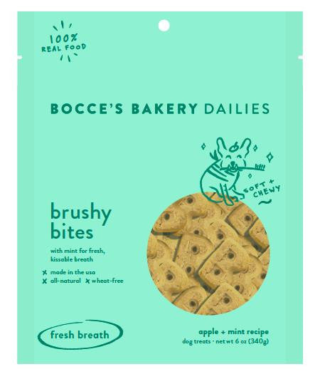 Bocce's Brushy Bites Soft & Chewy 6 oz 850012629641