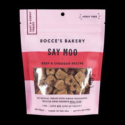 Bocces D Sft Chw Say Moooo 6oz{L + x} - Dog