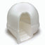 Booda Dome Cleanstep Cat Litter Box Pearl White LG