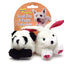 Booda Squatter Panda/Rabbit Small Dog & Puppy Toy Multi - Color SM 2pk