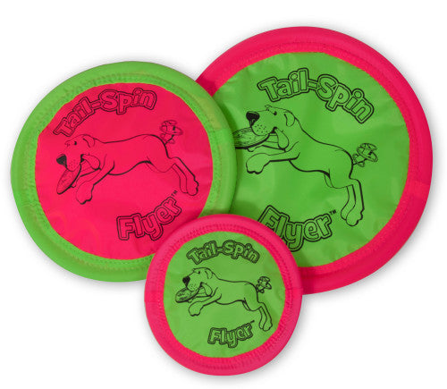 Booda Tail Spin Flyer Dog Toy Multi - Color 10