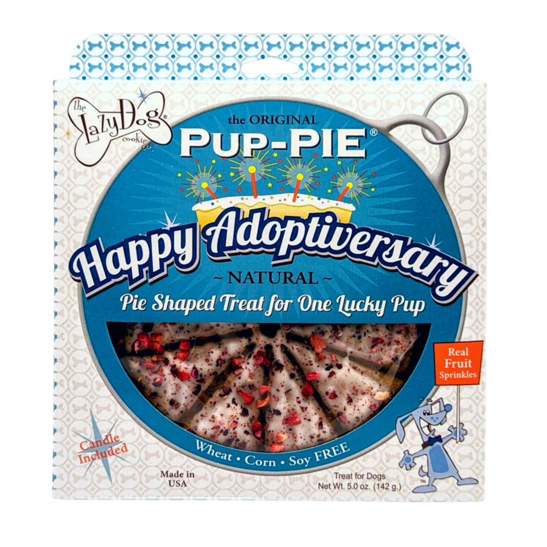 Lazy Dog Cookies Pup-PIE Happy Adoptiversary 5 oz 814272013626