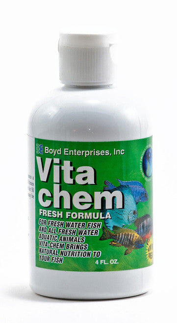 Boyd Enterprises VitaChem Fresh Formula Multi - Vitamin Freshwater Fish Supplement 4 fl. oz - Aquarium