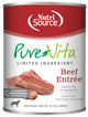 NutriSource PureVita LID Pate Grain Free Wet Dog Food Beef Entrée 12ea/12.3 oz 073893061076