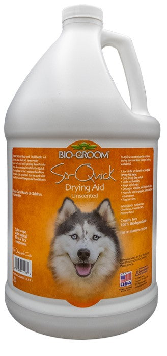 Bio Groom So-Quick Drying Aid 1 gal 021653411289