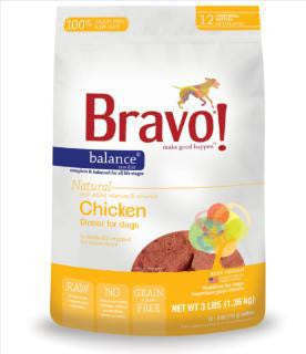 Bravo Blnc Raw Chicken Patty 3lb SD-5 {L-1} 294023 829546214012
