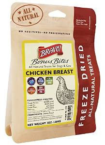 Bravo! Freeze Dried Chicken Breast 3 oz. {L+1} 294113 829546751524