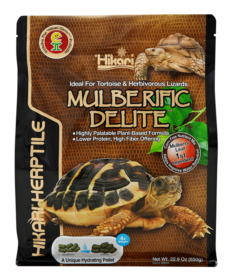 Hikari USA Mulberific Delite Tortoise Food 22.9 oz 042055206334
