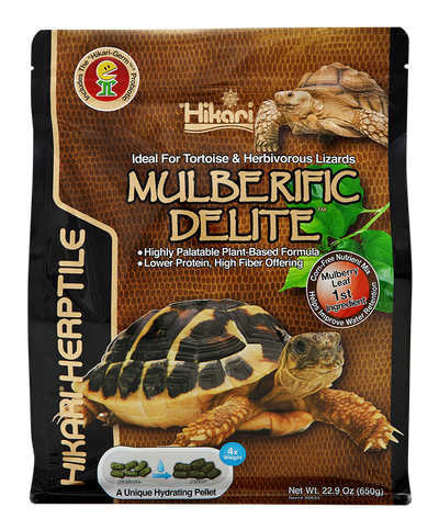 Hikari USA Mulberific Delite Tortoise Food 22.9 oz 042055206334