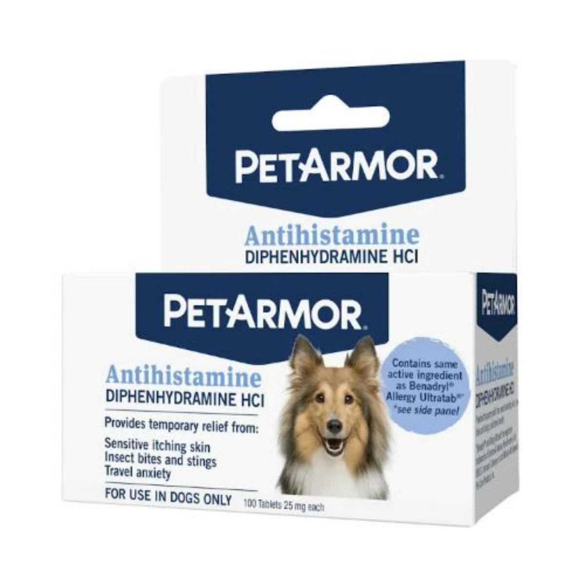 SENTRY PetArmor Antihistamine Allergy Tablets 100 ct 073091026952