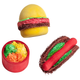 A & E Cages Nibbles Summer Cookout Wood & Loofah Small Animal Chews 644472005929