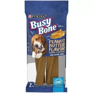 Busy Bone Peanut Butter Small & Medium Dog Treat 6 / 7 oz