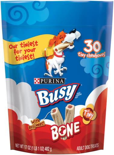 Busy Bone Tiny Dog Treat 4 / 17 oz 038100176073