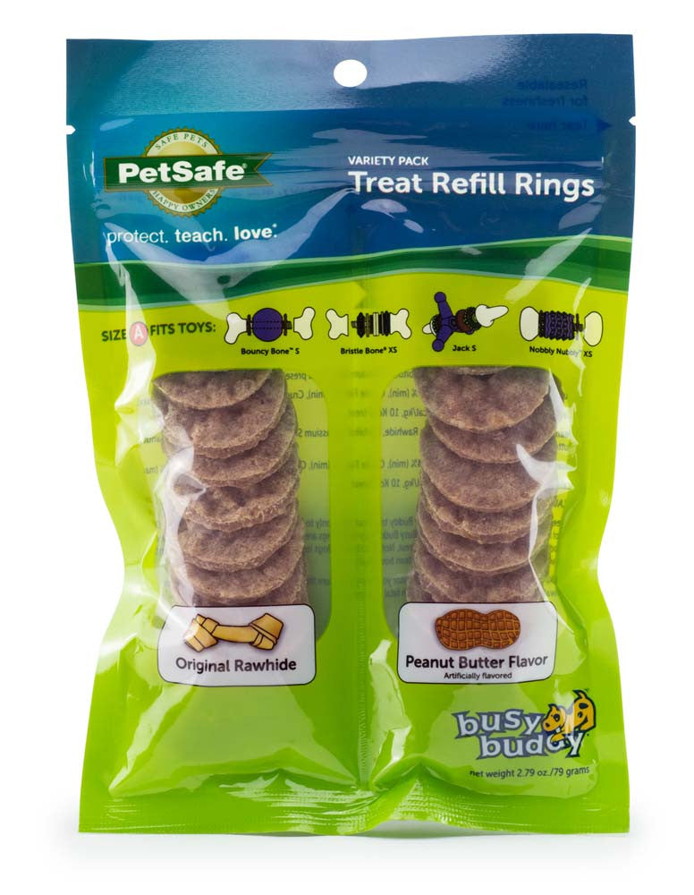 Busy Buddy Treat Refill Rings Variety Pack 2.79oz SM