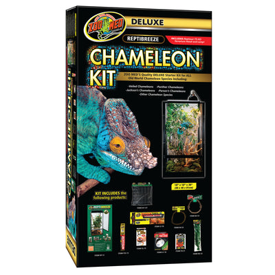 Zoo Med ReptiBreeze Deluxe Chameleon Starter Kit 18In X 18In X 36 in 097612091182