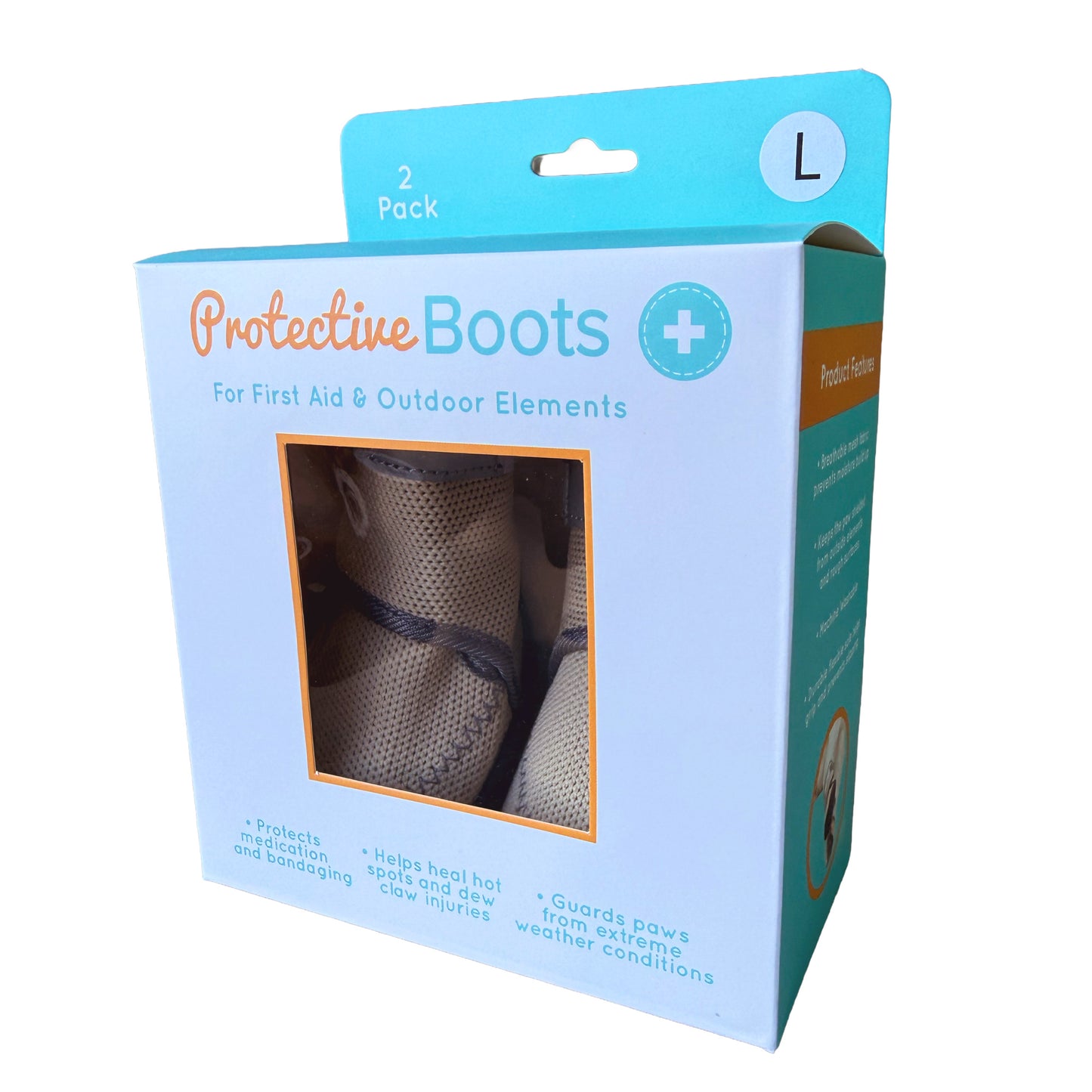 ZenPet Protective Dog Boots Large, 2 pk 619567619558