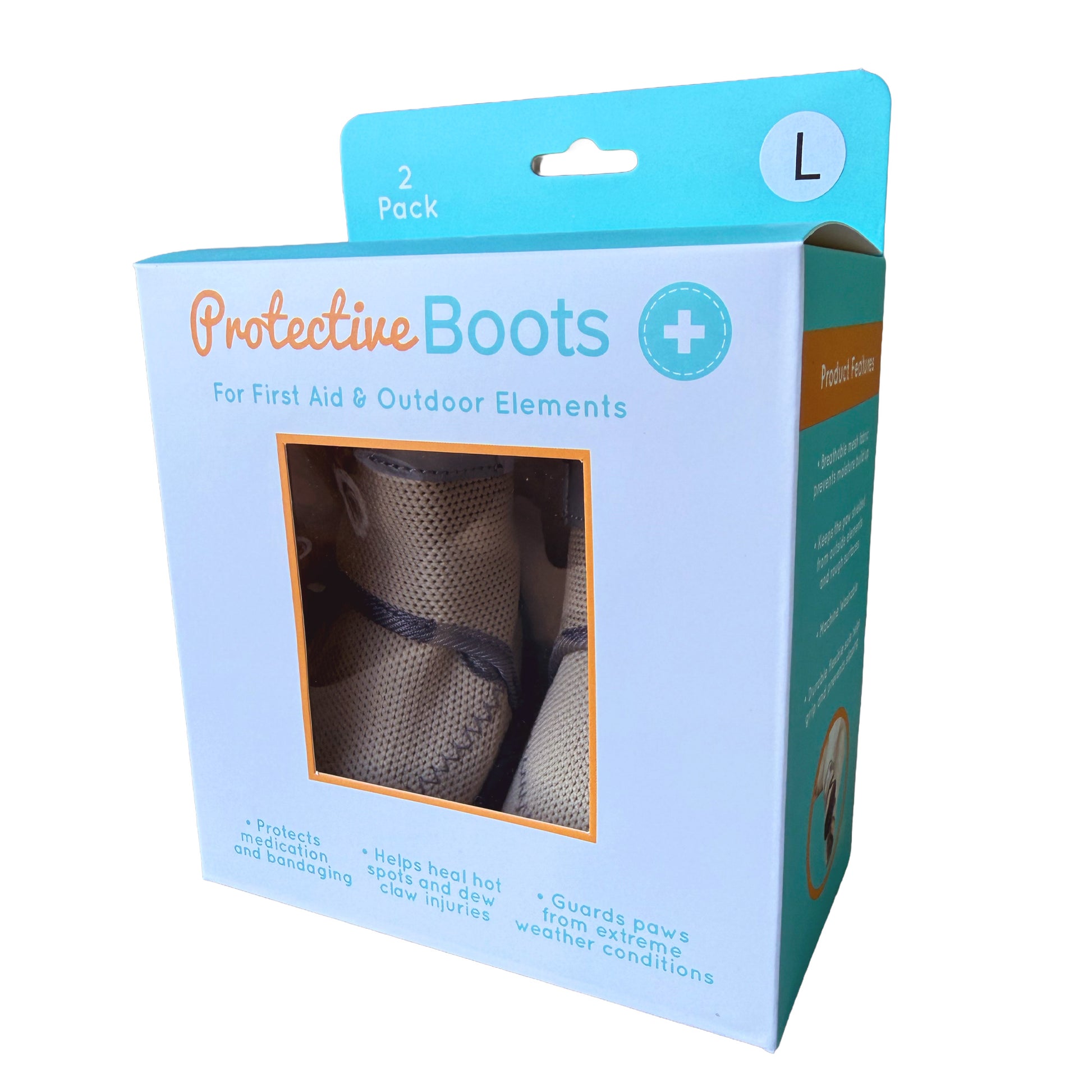 ZenPet Protective Dog Boots Large, 2 pk 619567619558