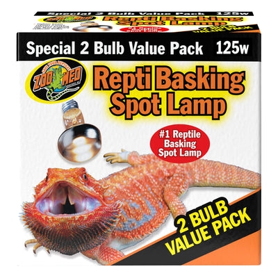 Zoo Med Repti Basking Spot Lamp 125 W, 2 pk 097612362251