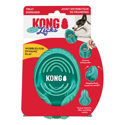 KONG Licks Rewards Treat Dispenser Medium/Large 035585523415