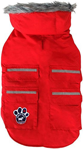 Canada Pooch Dog Everest Explorer Vest Red Reflect 10 {L - x}