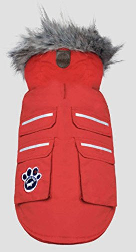 Canada Pooch Dog Everest Explorer Vest Red Reflect 20+ {L-x} 628284010456