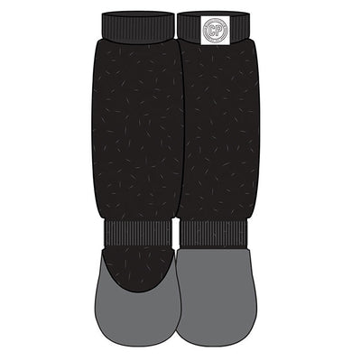Canada Pooch Dog Slouchy Socks Black Lurex Medium 628284018629