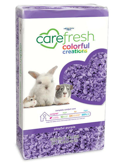 CareFRESH Colorful Creations Small Animal Bedding Playful Purple 23 L - Small - Pet
