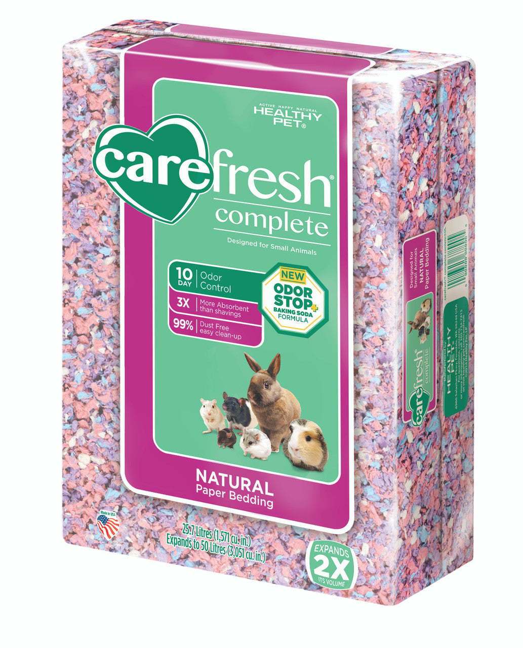 CareFRESH Complete Comfort Small Pet Bedding Confetti 50 L