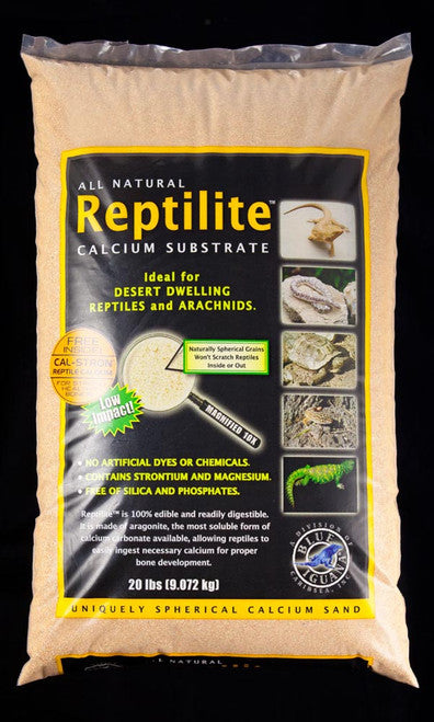 CaribSea All Natural Reptile Calcium Substrate Aztec Gold 20 lb