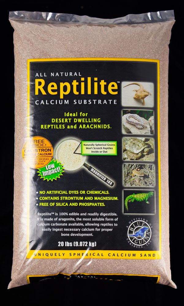 CaribSea All Natural Reptile Calcium Substrate Baja Tan 20 lb