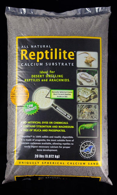 CaribSea All Natural Reptile Calcium Substrate Smokey Sands 20 lb