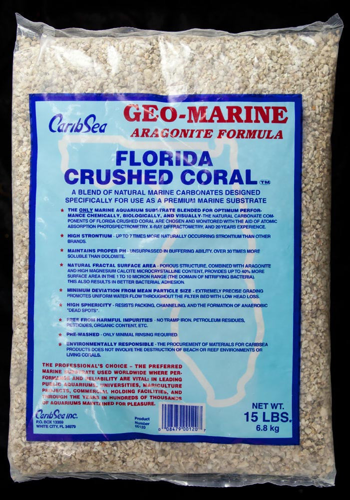 CaribSea Geo-Marine Florida Crushed Coral Substrate 15 lb