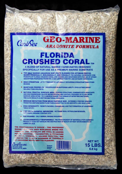 CaribSea Geo-Marine Florida Crushed Coral Substrate 15 lb