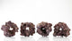 CaribSea LifeRock Donut Purple Brown 7 in 4 Pack - Aquarium