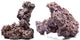 CaribSea LifeRock Shrooms Purple Brown 12 in 2 Pack - Aquarium