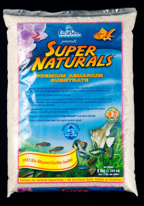 CaribSea Super Naturals Crystal River Aquarium Sand 5 lb