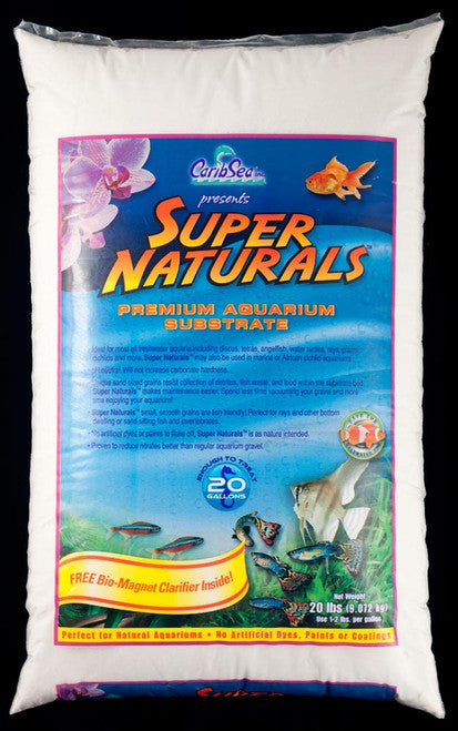 CaribSea Super Naturals Moonlight Aquarium Sand 20 lb