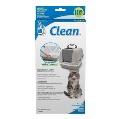 Catit Biodegradable Liner for Jumbo Cat Pan 10 - pack
