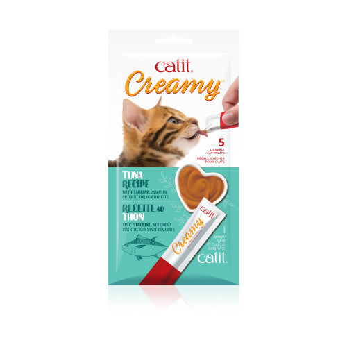 Catit Creamy Treat Tube Tuna 5 - pack - Cat