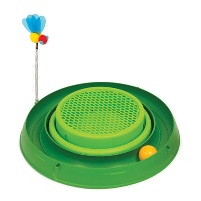 Catit Play Circuit Ball Toy with Cat Grass